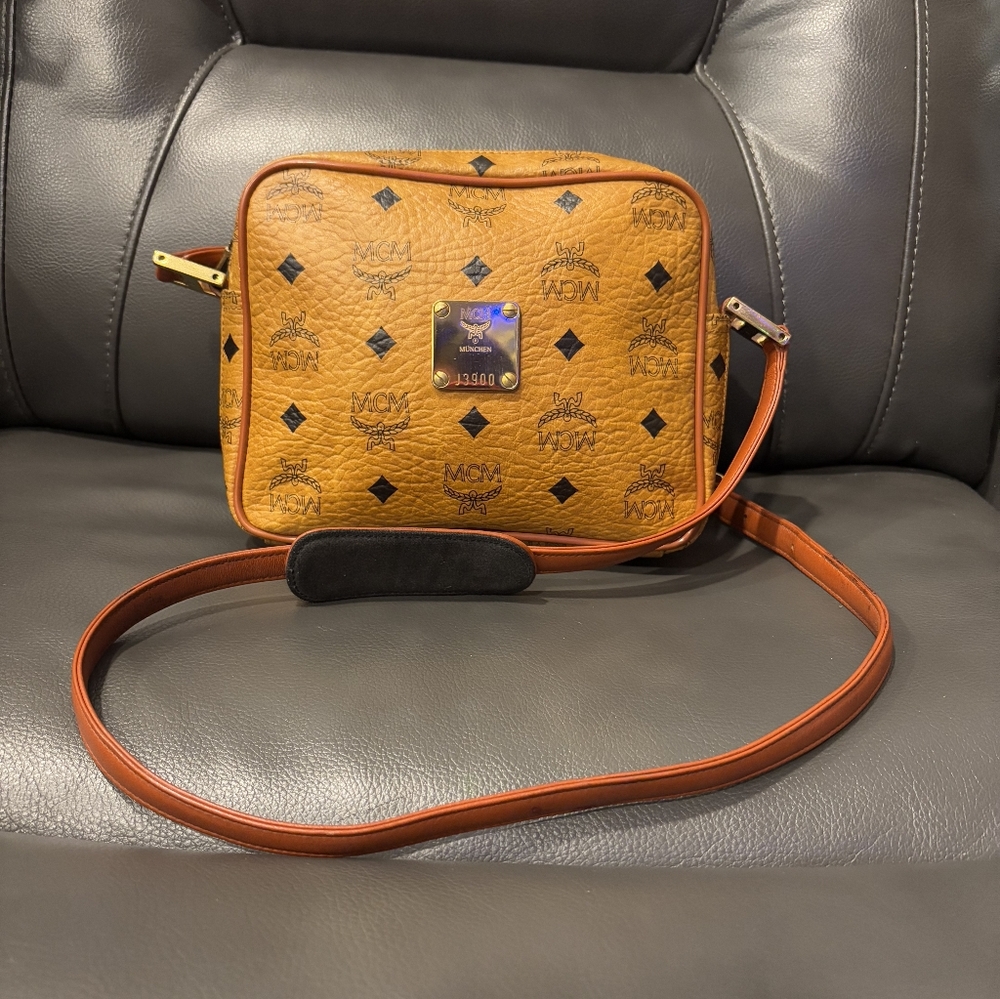 MCM Cognac Crossbody